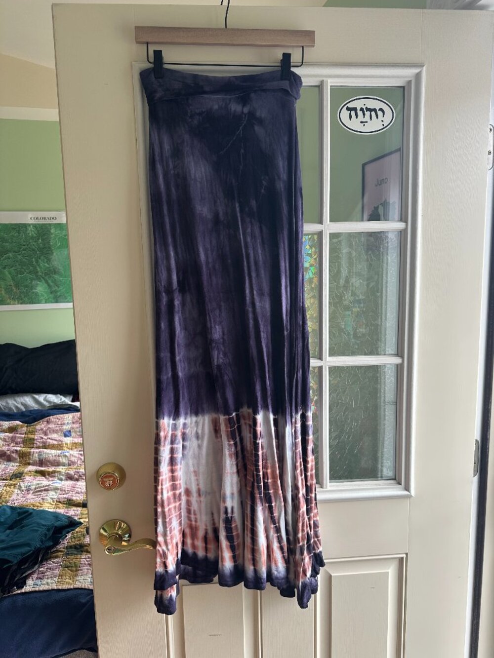 Tie Dye Maxi Skirt